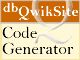 dbQwikSite  ASP/ASP.net/PHP Code Generator