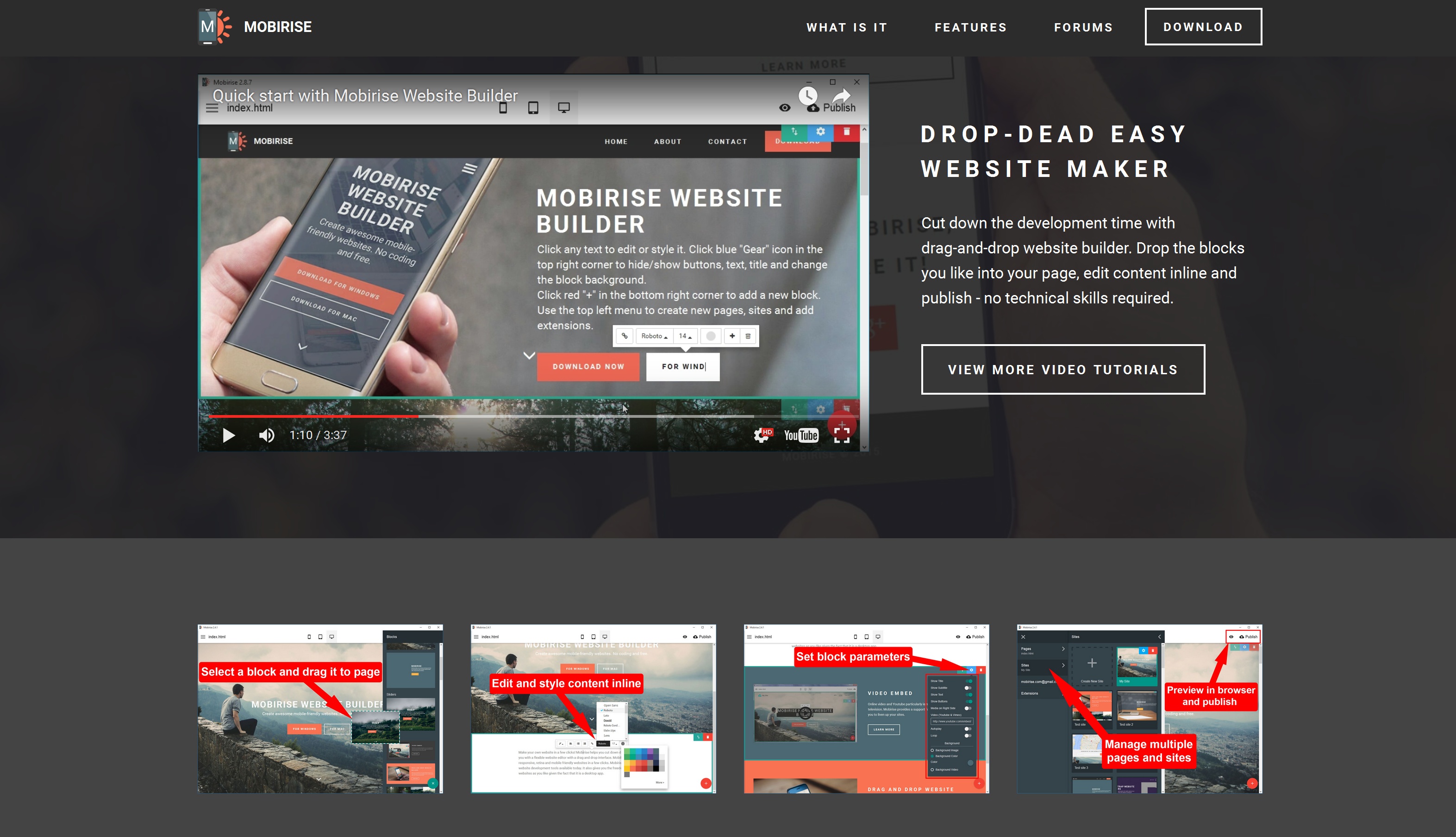 Drag and Drop Mobile Website Maker Review