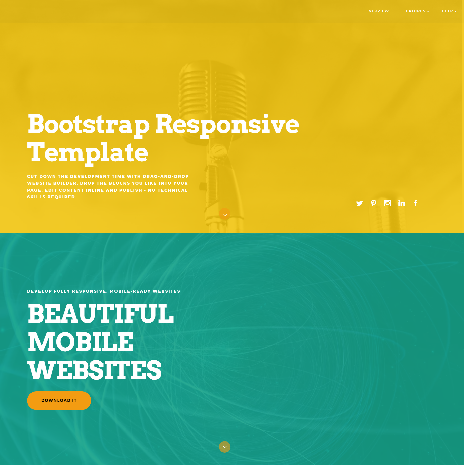 HTML Bootstrap Responsive Templates