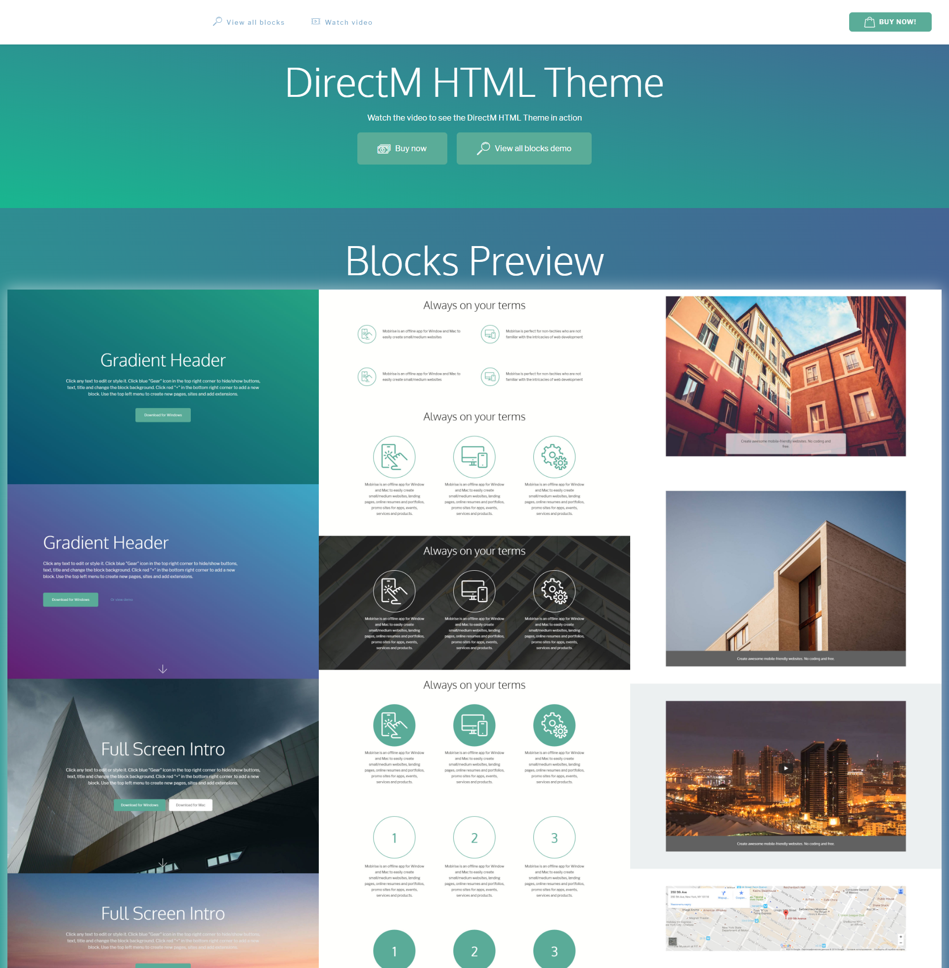 HTML Bootstrap DirectM Templates