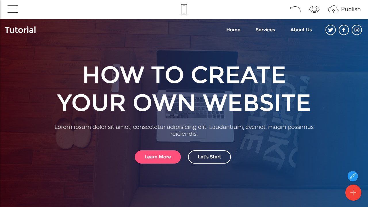 how to make your own website for free